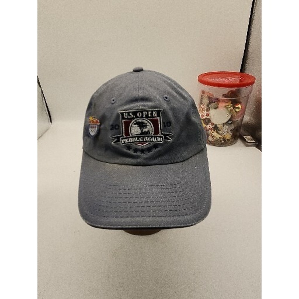 US Open Pebble Beach USGA Member Golf Strapback Baseball Cap Hat Gray